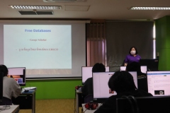 ภาพบรรยากาศโครงการอบรมทักษะการรู้สารสนเทศ