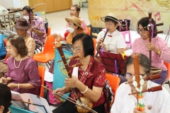 ภาพถ่ายบรรยากาศกิจกรรมดนตรีไทย ลานรมณีย์