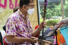 ภาพถ่ายบรรยากาศกิจกรรมดนตรีไทย ลานรมณีย์