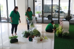 ภาพบรรยาศการจัดตกแต่งสถานที่