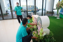 ภาพบรรยากาศการจัดตกแต่งสถานที่