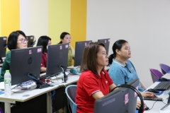 ภาพบรรยากาศการอบรม การสร้างสื่อประชาสัมพันธ์ ด้วยเทคนิค Canva