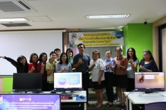 ภาพบรรยากาศการอบรม การสร้างสื่อประชาสัมพันธ์ ด้วยเทคนิค Canva