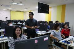 ภาพบรรยากาศการอบรม การสร้างสื่อประชาสัมพันธ์ ด้วยเทคนิค Canva