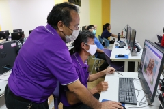 ภาพบรรยากาศการอบรม การสร้างสื่อประชาสัมพันธ์ ด้วยเทคนิค Canva