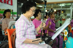 ภาพถ่าย การบรรเลงและขับร้องดนตรีไทย 
โดยชมรมข้าราชการบำนาญจังหวัดชลบุรี ครั้งที่ 64