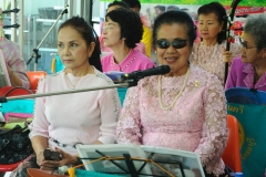 ภาพถ่าย การบรรเลงและขับร้องดนตรีไทย 
โดยชมรมข้าราชการบำนาญจังหวัดชลบุรี ครั้งที่ 64